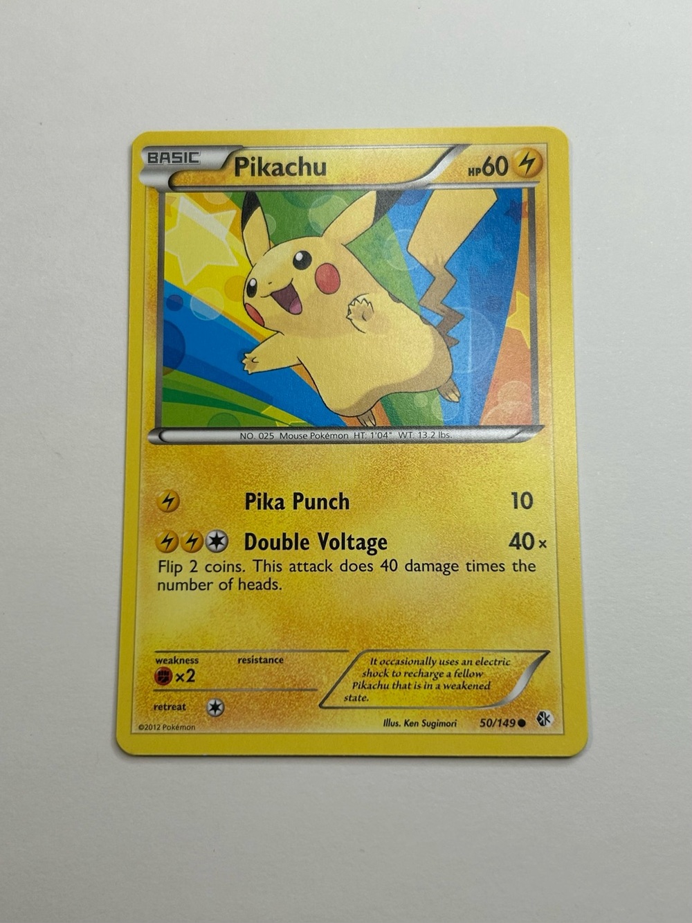 Pikachu 50/149 Boundaries Crossed card
